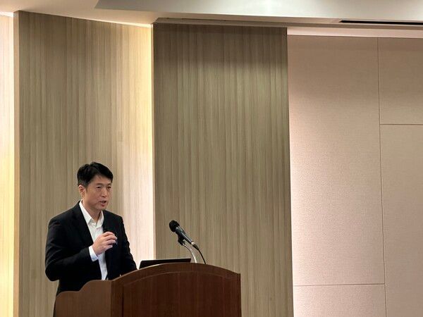 (위믹스 PTE 김석환 대표.&nbsp;사진= 경향게임스)&nbsp;