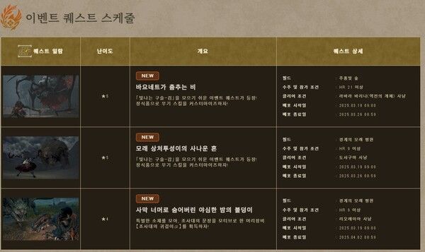 ▲사진 출처=몬스터헌터 와일즈 홈페이지