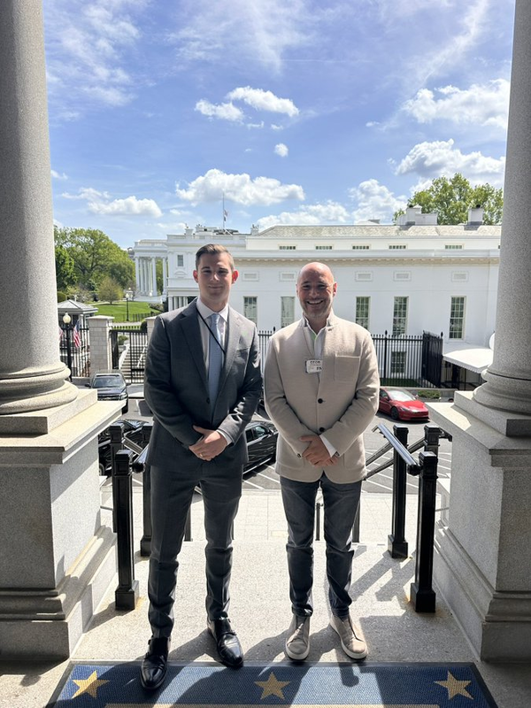 트럼프 대통령 직속 디지털 자산 자문위원회 이사 ‘보 하인스(좌측)’과 칠리즈 ‘알렉산드레 드레이푸스 CEO(제공=칠리즈)