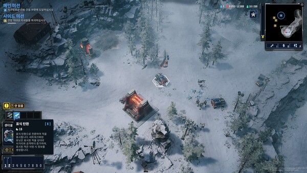 ▲각 기체별로 다른 특수 능력을 보유하고 있다. 특수 능력을 사용하기 위해서는 정보를 습득해야 하는데, 이를 계속해서 습득하고 중요할 때 사용하면서 전투를 이어 나가야 한다