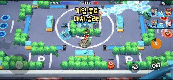 ▲먼저 10킬을 따내는 쪽이 승리하는&nbsp;‘스매시아레나’