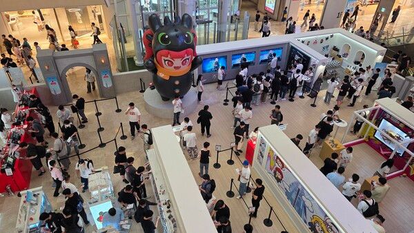 ▲&nbsp;넥슨 ‘던전앤파이터’ 공식 팝업 행사 ‘SNOWMAGE in 롯데월드타워·몰’ 현장(사진=경향게임스)