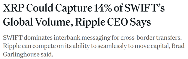 리플랩스 최고경영자가 ‘엑스알피’ 가상화폐가 5년 안에 스위프트 거래량이 14%를 차지할 것으로 내다봤다(사진=코인데스크)