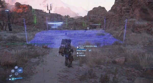 ▲오솔길 위에도 토대를 설치할 수 있다. 길을 막으면 반대로 이동해야 하므로 반대편에 온갖 장치들을 설치하면 좋아요 파밍은 가능하다. 그러나 다른 유저들의 플레이를 방해하게 되므로 하지 않는 것을 추천한다