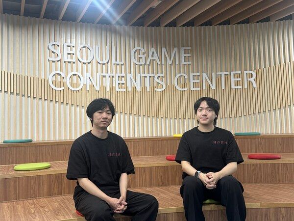 ▲왼쪽부터 장현준 대표, 강동훈 사운드 디자이너. 사진=경향게임스
