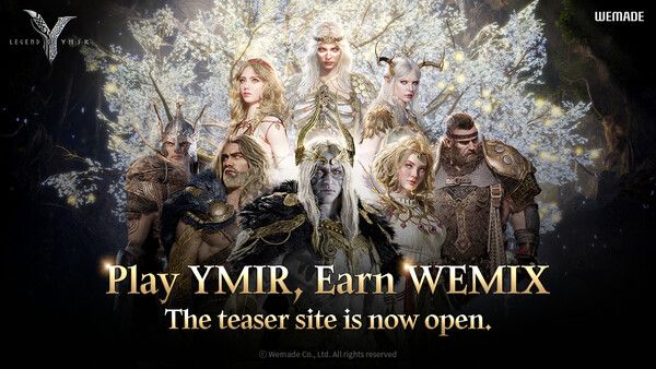 ▲위메이드는 6월 '레전드 오브 이미르'의 글로벌 티징 사이트를 오픈했다.&nbsp;
