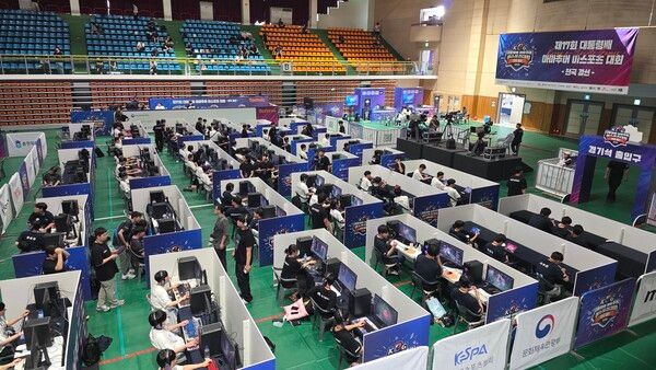 ▲&nbsp;‘제17회 대통령배 KeG’ 전국 결선 1일차 현장(사진=경향게임스)