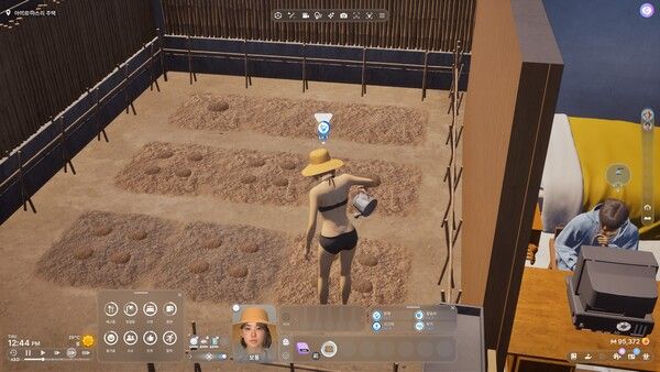 ▲가장 먼저 경험할 수 있는 콘텐츠는 농사다