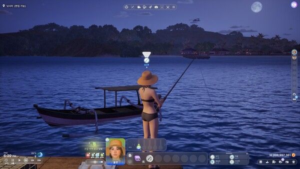 ▲밤낚시만의 정취가 느껴진다