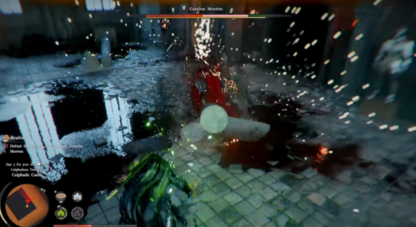 ▲한방에 HP의 절반을 깎을 수 있다