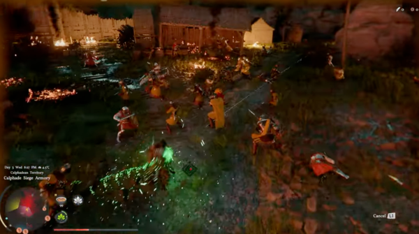 ▲사방에서 난전이 펼쳐진다