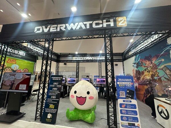 ▲ 오버위치2 부스. 사진=경향게임스