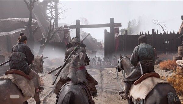 ▲동료들과 함께 말을 달려 기마 돌격을 해볼 수 있다