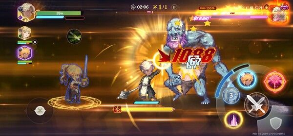 ▲단순한 조작으로 화려한 액션 구현이 가능하다