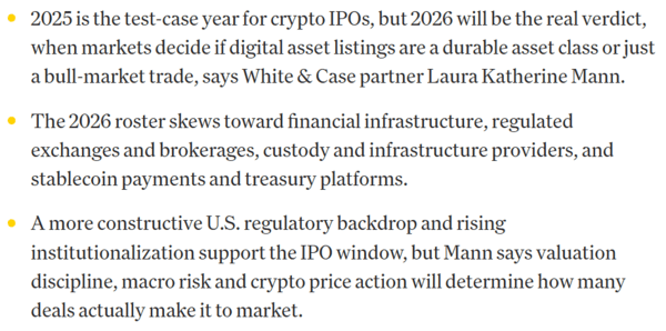 올해 가상화폐 관련 업체들의 글로벌 증권시장 기업공개(IPO)가 본격화될 것이라는 관측이다(사진=코인데스크)
