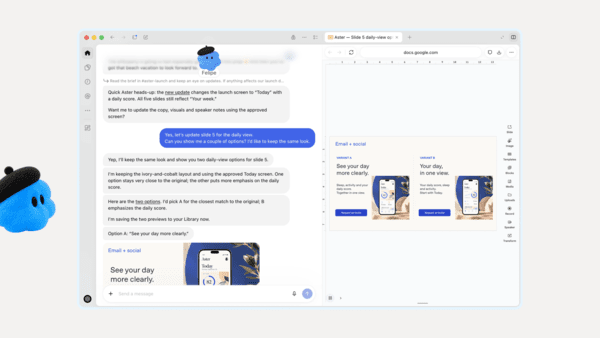 오픈 AI의 닷츠 AI 에이전트(제공=월드)