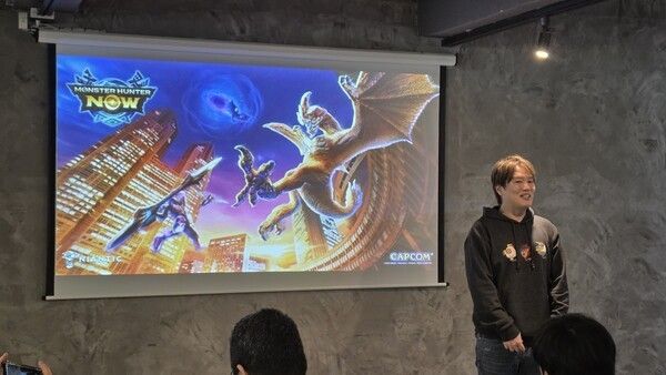 ▲ 나이언틱&nbsp;‘몬스터 헌터 나우’ 신상석 리드 플래너(사진=경향게임스)