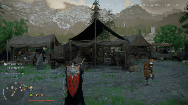 ▲ 거점의 최종 발전까지는 긴 서브 퀘스트의 과정이 요구되나, 각종 상점과 NPC로 북적이는 거점이 보상으로 기다린다