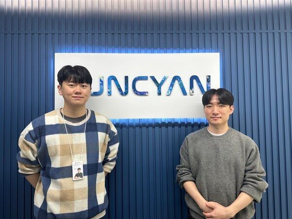 ▲왼쪽부터 선시안 권오준 대표, 허재호 부대표. 사진=경향게임스&nbsp;