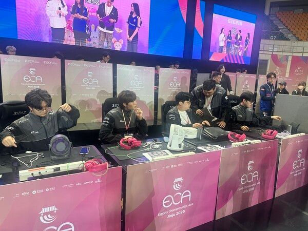 ▲배그 모바일 한국 대표팀. 사진=경향게임스&nbsp;