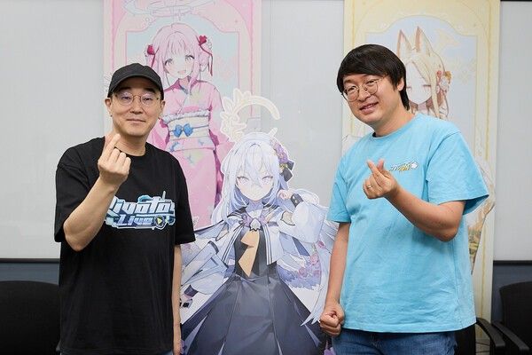 ▲ (좌측부터)넥슨게임즈 ‘블루 아카이브’ 김용하 총괄 PD, 이준호 부 PD