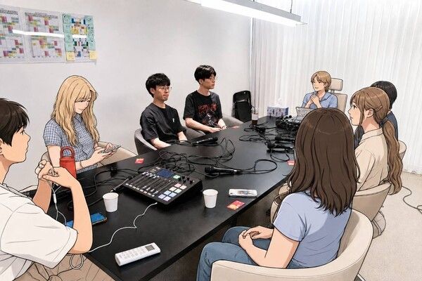 하고싶은 만화전 : Rookies 팟캐스트에 참여한 강동대학교 만화웹툰콘텐츠학과 한현, 서용주 학생