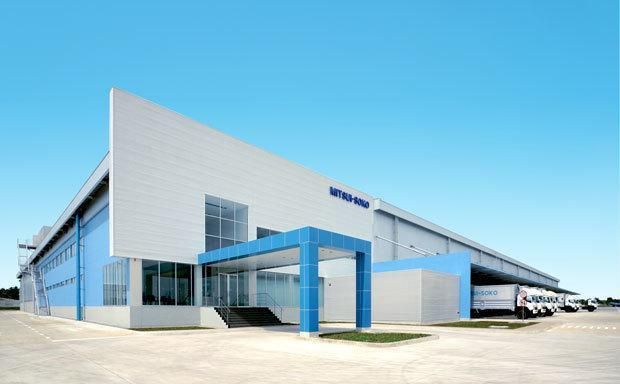 미쓰이창고 인도네시아 현지법인이 그린랜드 인터내셔널 공업단지GIIC에서 조업하는 창고 외관 사진미쓰이창고 제공 