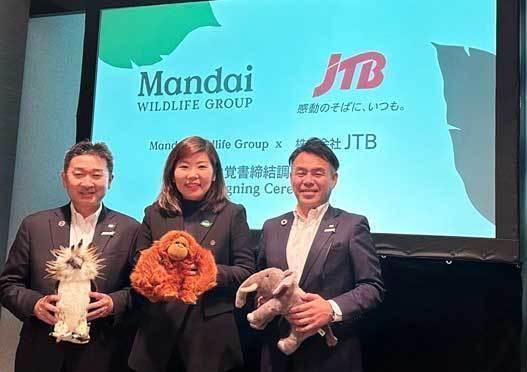JTB는 싱가포르동물원 운영사와 지속가능한 관광촉진을 위해 협력한다 사진JTB 제공