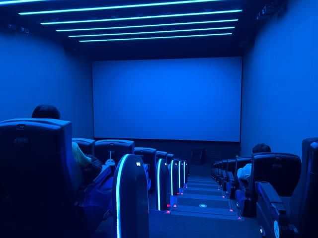 位于首尔CGV龙山店的4DX影厅。【摄影 实习记者 傅璐瑶】