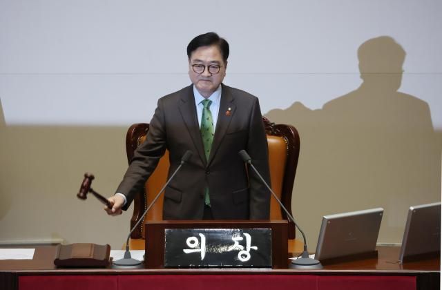 韩国国会议长禹元植【图片提供 韩联社】