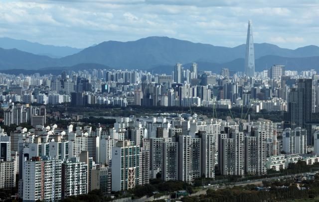 首尔居民区【图片提供 韩联社】 