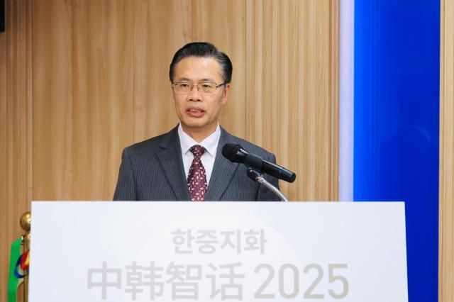 余应福致辞。【图片来源 中国外文局】