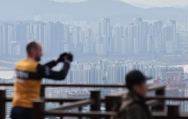 首尔某公寓全景【图片来源 韩联社】