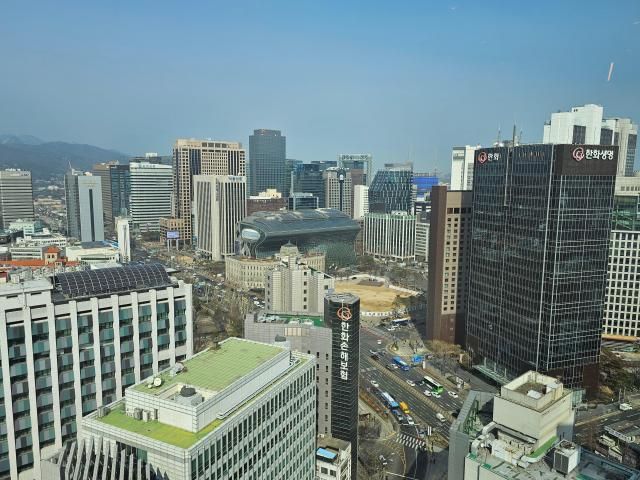 位于首尔的企业大楼 【图片来源 韩联社】