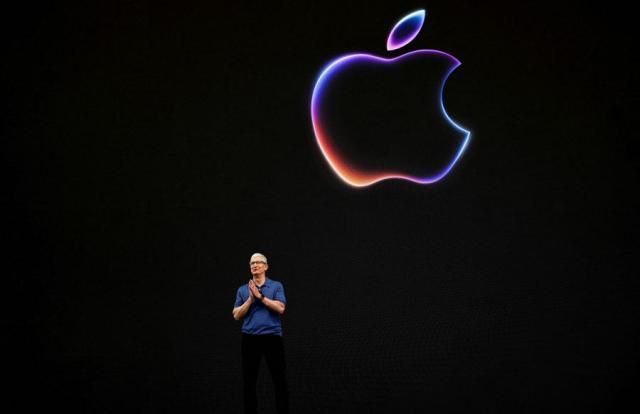 Apple CEO Tim Cook attends the annual developer conference event at the companys headquarters in Cupertino California on June 10 2024 Reuters-Yonhap