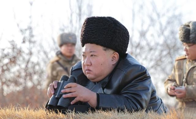 North Korean leader Kim Jong-un oversees the launch of strategic cruise missiles at an undisclosed location in Pyongyang on Feb 26 2025 in this photo belatedly released by the state-run Korean Central News Agency