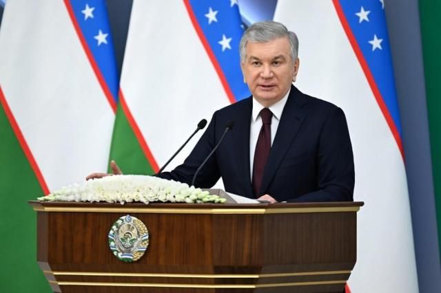 This file image shows Shavkat Mirziyoyev the President of Uzbekistan Courtesy of the Embassy of Uzbekistan in the Republic of Korea