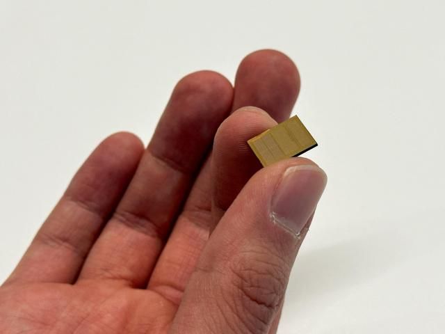 High-bandwidth memory chip HBM4 manufactured by South Koreas SK hynix are displayed at the Reuters office in San Francisco California US January 13 2026 ReutersYonhap