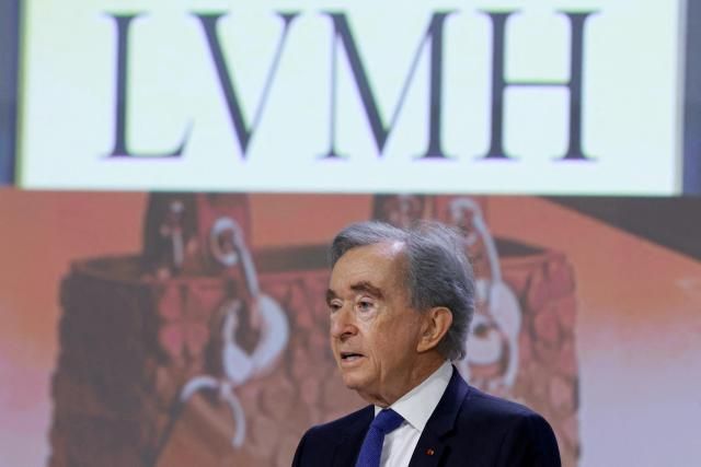 Bernard Arnault Chairman and CEO of LVMH Moet Hennessy Louis Vuitton speaks during the LVMHs 2026 AGM Reuters-Yonhap