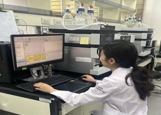 A researcher monitors test results on laboratory analysis equipment at a research facility Courtesy of Incheon Metropolitan City