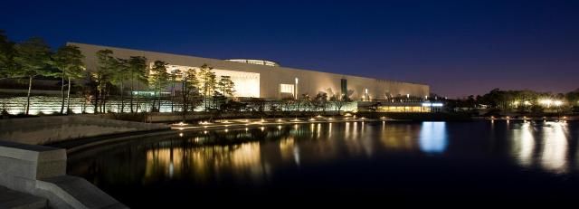 Overview of the National Museum of Korea at night Courtesy of National Museum of Korea