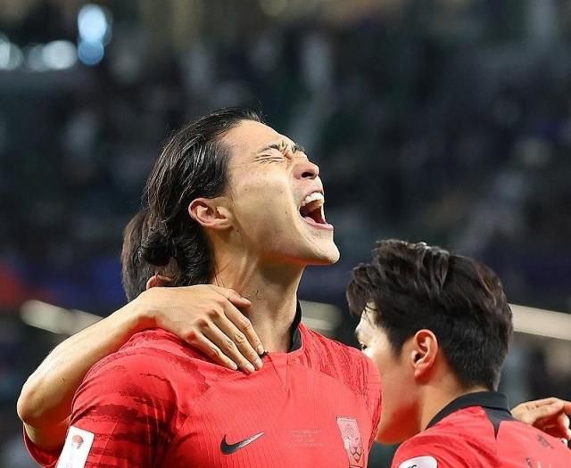 사우디아라비아전에서 동점골을 넣고 포효하는 조규성 사진연합뉴스