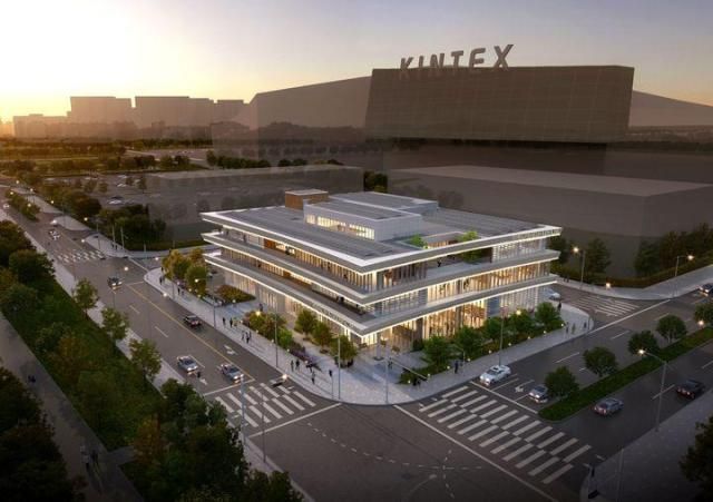 韓国国立統一情報資料センター、夜景の鳥瞰図