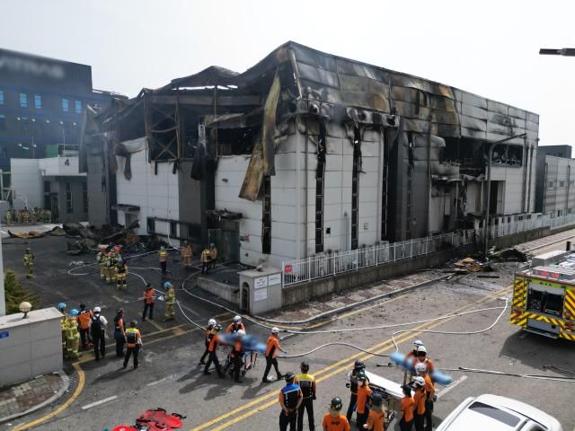 화성화재시신수습사진연합뉴스