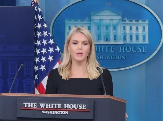 キャロライン・レビット米大統領報道官「写真連合ニュース」