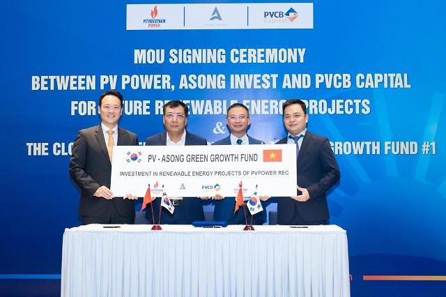 Lễ ký kết Thỏa thuận hợp tác và đầu tư chung tăng trưởng xanh của Asong Invest và PV Power ẢnhAsong Invest