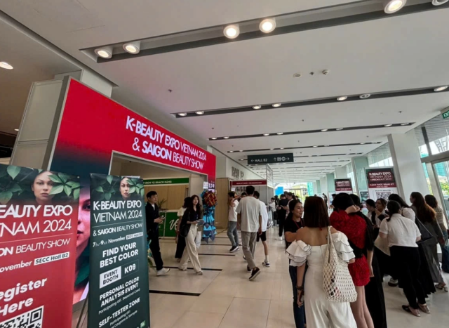 K-Beauty Expo Vietnam Saigon Beauty Show 2024 diễn ra từ ngày 7-911 tại Trung tâm Triển lãm SECC TP Hồ Chí Minh ẢnhKINTEX