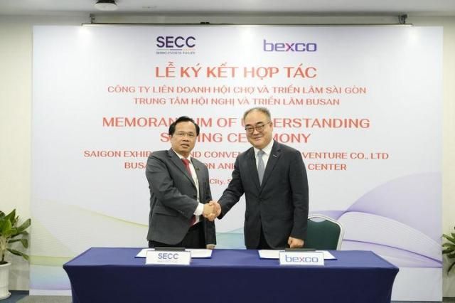 Lễ ký kết hợp tác giữa BEXCO và SECC ẢnhBEXCO