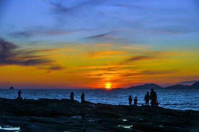 Hoàng hôn tại Chaeseokgang ở Buan Jeollabuk-do ẢnhKTO