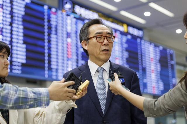 Bộ trưởng Bộ Ngoại giao Cho Tae-yul ẢnhYonhap News